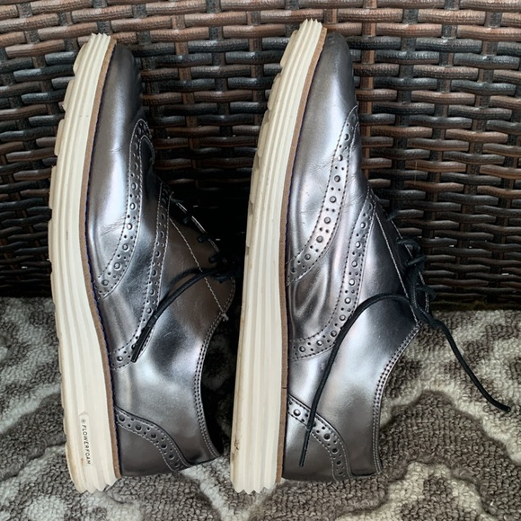 Cole Haan Original Grand 10 Year Anniversary Edition Women’s Gray Oxford Loafers - Picture 6 of 16